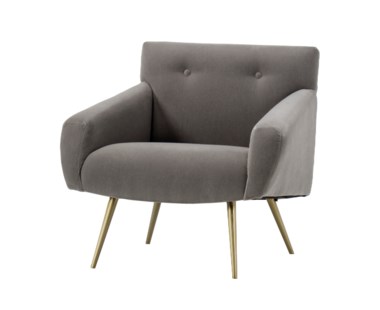 Kelly Occasional Chair -Mohair Velvet (UK)